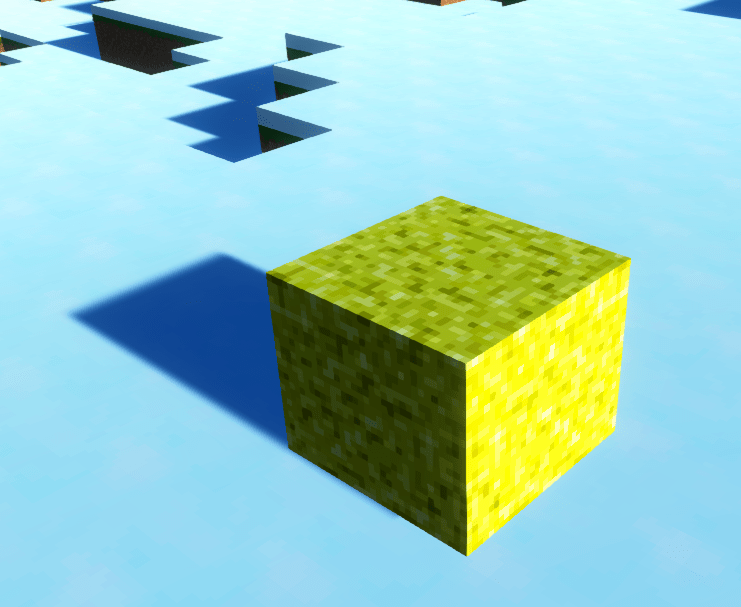 A yellow voxel :-O 